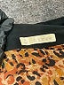Hinge Animal Print Orange Long Sleeve Blouse Size M - photo 7