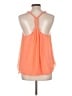 Elan 100% Polyester Orange Sleeveless Blouse Size L - photo 2