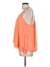 Elan 100% Polyester Orange Sleeveless Blouse Size L - photo 5