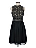 Francesca's 100% Polyester Black Cocktail Dress Size S - photo 1