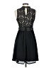 Francesca's 100% Polyester Black Cocktail Dress Size S - photo 2