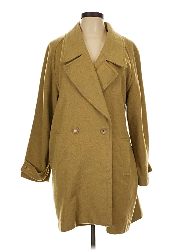 Pre-owned Assorted Brands Coat In Tan