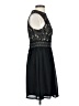 Francesca's 100% Polyester Black Cocktail Dress Size S - photo 4