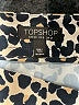 Topshop 100% Polyester Animal Print Black Casual Skirt Size 8 - photo 3