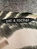 Zac & Rachel 100% Polyester Animal Print Silver Long Sleeve Blouse Size S - photo 7