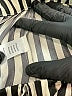 Unbranded Stripes Silver Black Casual Pants Size S - photo 4