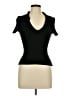 Forever 21 Black Short Sleeve Top Size L - photo 1