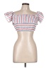 Chicwish Pink Short Sleeve Top Size L - photo 1