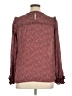 Dear John 100% Polyester Burgundy Long Sleeve Blouse Size XL - photo 2