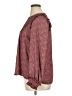 Dear John 100% Polyester Burgundy Long Sleeve Blouse Size XL - photo 5