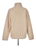 H&M 100% Polyester Solid Ivory Faux Fur Jacket Size L - photo 2