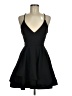 Windsor Solid Black Cocktail Dress Size 7 - photo 1