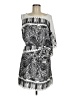 BCBGMAXAZRIA 100% Polyester Paisley Gray Cocktail Dress Size M - photo 1