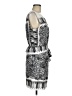 BCBGMAXAZRIA 100% Polyester Paisley Gray Cocktail Dress Size M - photo 4