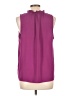 CeCe Solid Purple Sleeveless Blouse Size L - photo 2