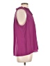 CeCe Solid Purple Sleeveless Blouse Size L - photo 4