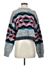 Free People Chevron-herringbone Gray Pullover Sweater Size XS - photo 1