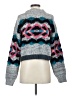 Free People Chevron-herringbone Gray Pullover Sweater Size XS - photo 2