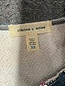 Silence and Noise Metallic Silver Short Sleeve Top Size XS - photo 7