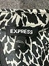Express 100% Polyester Animal Print Black Cocktail Dress Size XL - photo 6