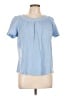 Talbots 100% Cotton Blue Short Sleeve Top Size L (petite) - photo 1