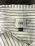 CAbi Stripes Silver 3/4 Sleeve Blouse Size S - photo 7