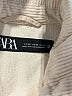 Zara 100% Cotton Ivory Jacket Size XS - photo 6