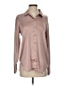Mystree Metallic Tan Pink Long Sleeve Blouse Size S - photo 1