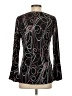 DressBarn Black Long Sleeve Blouse Size S - photo 2