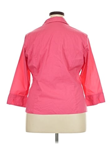 Riders by Lee 3/4 Sleeve Button-Down Shirt (view 2)