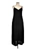 H&M Solid Black Casual Dress Size L - photo 1