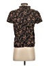 Shein 100% Polyester Floral Black Short Sleeve Blouse Size 2 - photo 2