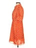 Zara 100% Polyester Orange Casual Dress Size XS - photo 5