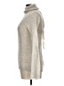 Hippie Metallic Silver Turtleneck Sweater Size L - photo 5