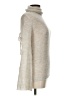 Hippie Metallic Silver Turtleneck Sweater Size L - photo 4