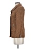 Kenzie 100% Acetate Tweed Brown Coat Size 4 - photo 5
