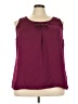 Avenue 100% Polyester Burgundy Sleeveless Blouse Size 22 - 24 Plus - photo 1
