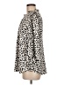 J.Crew 100% Polyester Animal Print Ivory Long Sleeve Blouse Size M - photo 5