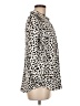 J.Crew 100% Polyester Animal Print Ivory Long Sleeve Blouse Size M - photo 4