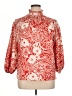 Unbranded 100% Polyester Paisley Red 3/4 Sleeve Blouse Size XL - photo 1