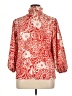 Unbranded 100% Polyester Paisley Red 3/4 Sleeve Blouse Size XL - photo 2