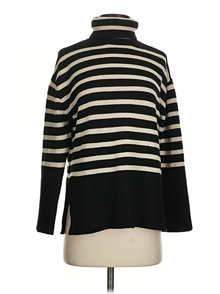 Pre-owned Falls Creek Turtleneck Sweater In Black