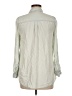 LUXE 100% Tencel Lyocell Silver Long Sleeve Button-Down Shirt Size M - photo 2