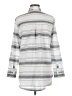 Matilda Jane 100% Cotton Stripes Gray Long Sleeve Button-Down Shirt Size M - photo 2