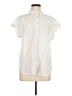 Ann Taylor LOFT Ivory Short Sleeve Blouse Size M - photo 1