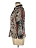 Investments 100% Polyester Black 3/4 Sleeve Blouse Size L (petite) - photo 5