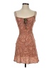 Réalisation 100% Silk Paisley Brown Cocktail Dress Size XS - photo 1