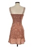 Réalisation 100% Silk Paisley Brown Cocktail Dress Size XS - photo 2