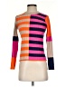 Vilagallo Color Block Orange Turtleneck Sweater Size XS - photo 1