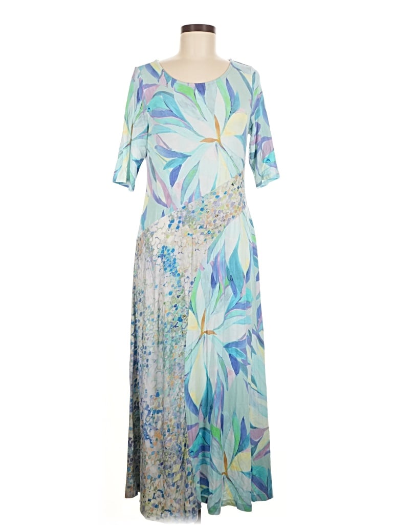 Pre-owned Soft Surroundings Casual Dress In Blue